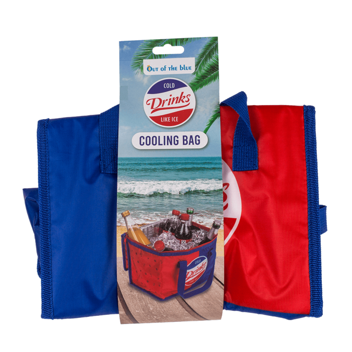 Timmy Toys - OB013 - Cooling Bag - ca. 28x20x18cm - ''Cold Drinks Like Ice'' - 10 Liter