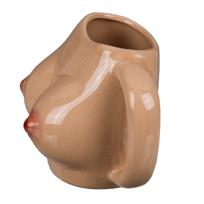 Kinky Pleasure - OB104 - Boob Mug - 14.2x9.7x11.3cm Made of Porcelain