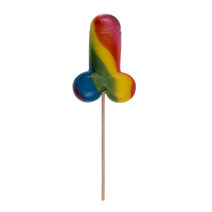 Kinky Pleasure - OB047 - Penis Lolly - Rainbow
