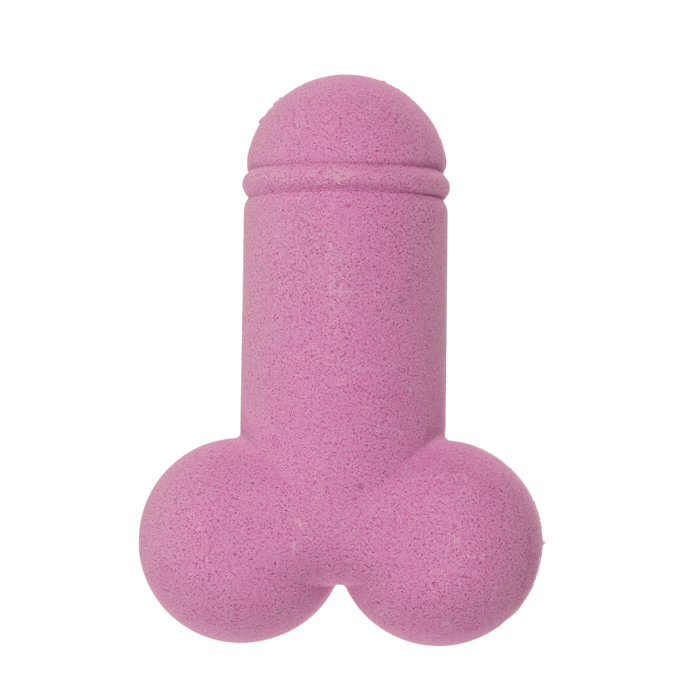 Kinky Pleasure - OB022 - Bath Bomb Penis - Pink - Strawberry Flavour - 1 Piece