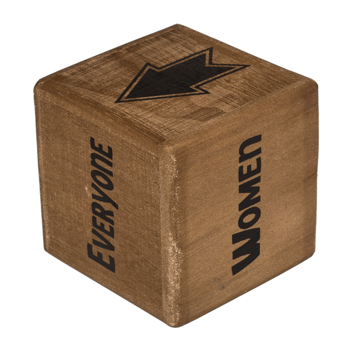 Timmy Toys - B035 - Beer Game Dice XXL - Made of Wood - 2pcs in box