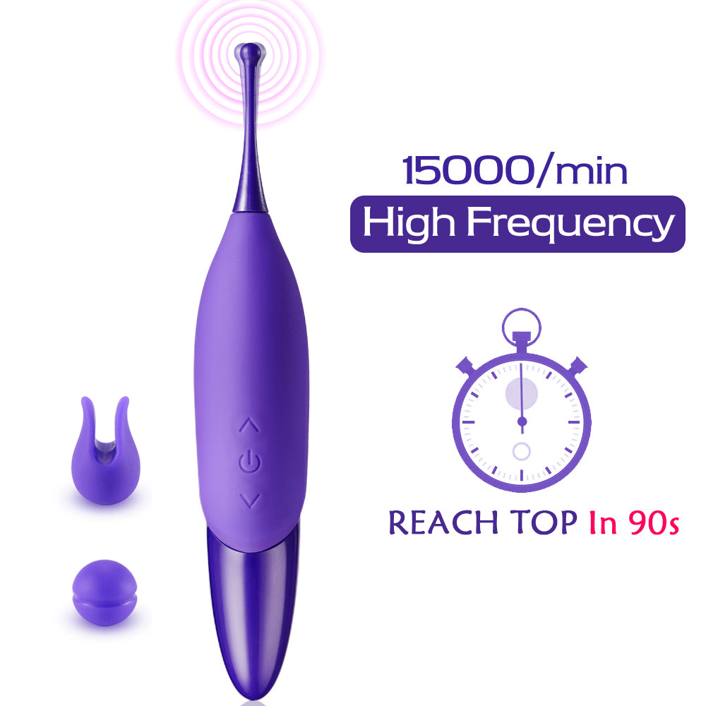 Luxury Play High Frequency Tickler Clitoris and G Spot Vibrator - Rechargeable - LP05 - Colour Box