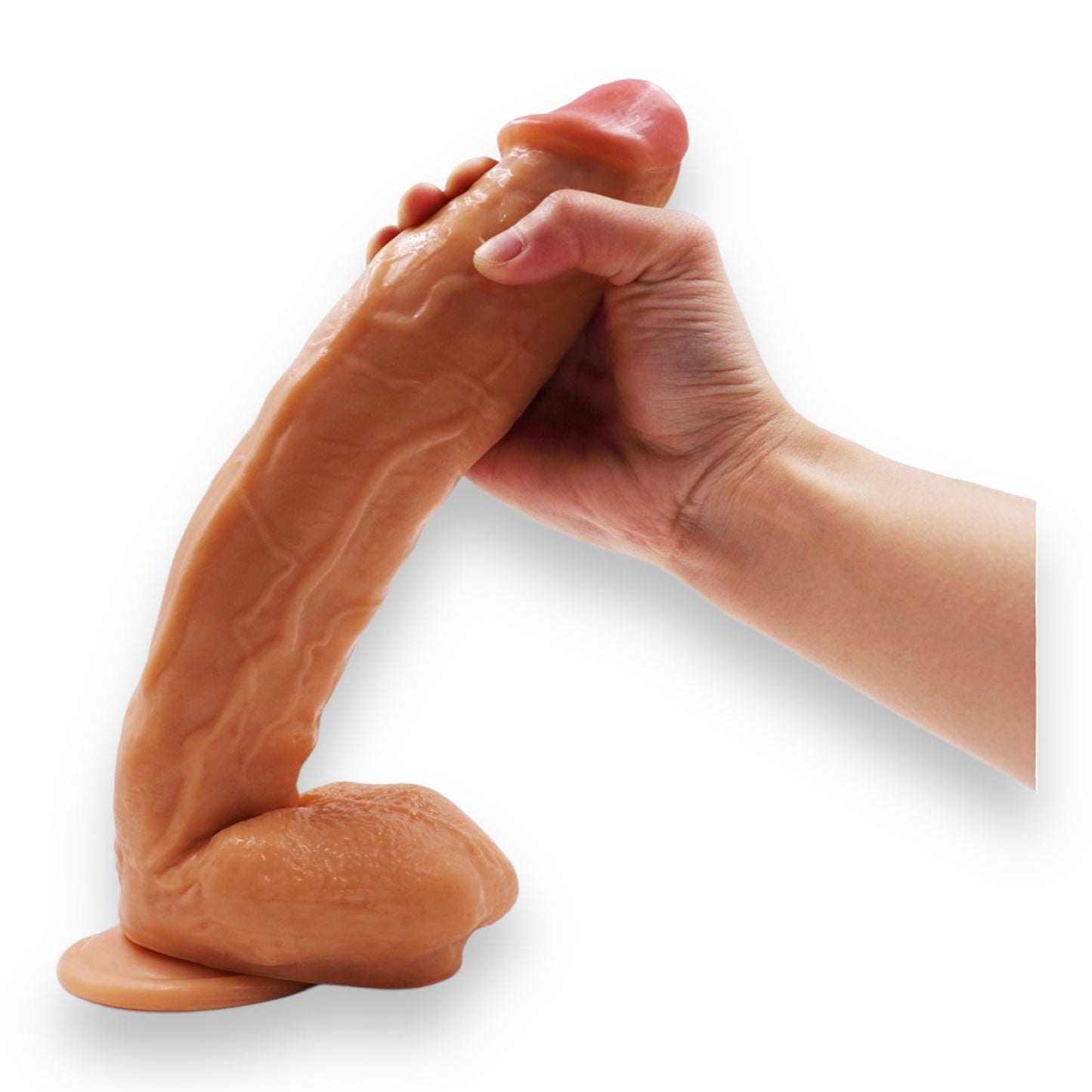 Power Escorts - BR229 Flesh - Monster John 11 Inch Mega Realistic Dildo app. 29 CM