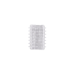 Power Escorts - BR338 - Textured Penis Sleeves – 2-Pack Clear Blue