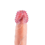 Power Escorts - BR339 - Textured Penis Sleeves – 2-Pack Pink Purple