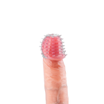 Power Escorts - BR338 - Textured Penis Sleeves – 2-Pack Clear Blue