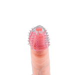 Power Escorts - BR338 - Textured Penis Sleeves – 2-Pack Clear Blue