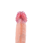 Power Escorts - BR339 - Textured Penis Sleeves – 2-Pack Pink Purple
