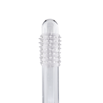 Power Escorts - BR338 - Textured Penis Sleeves – 2-Pack Clear Blue