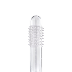 Power Escorts - BR338 - Textured Penis Sleeves – 2-Pack Clear Blue