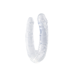 Power Escorts - BR336 Clear - Double Dong – 29 cm / 11.4 Inch - Realistic Double Dildo