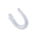 Power Escorts - BR336 Clear - Double Dong – 29 cm / 11.4 Inch - Realistic Double Dildo