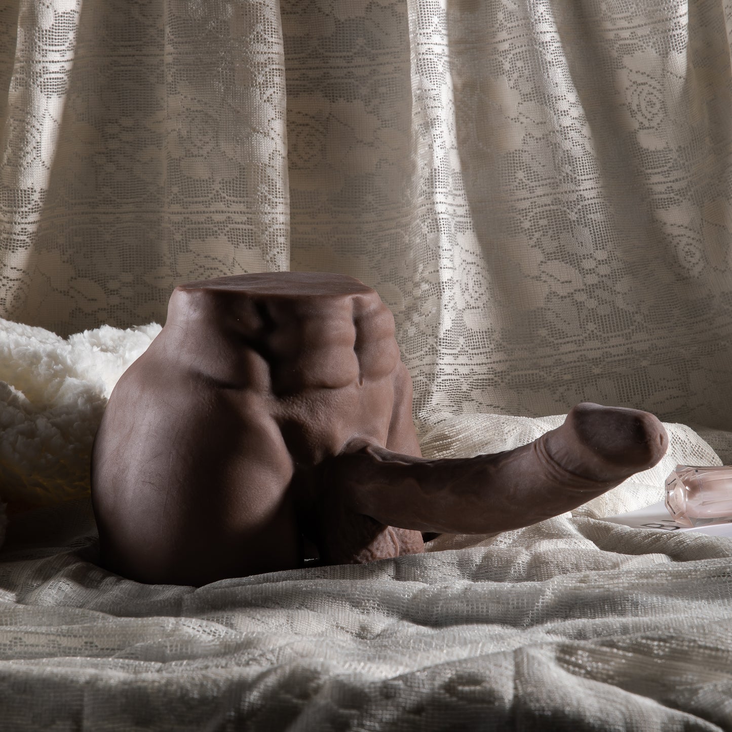 Tanned Body Masturbator with Large Penis 19 Cm – 2.7 kg Heavy Realistic Male Masturbator – Premium Adult Toy