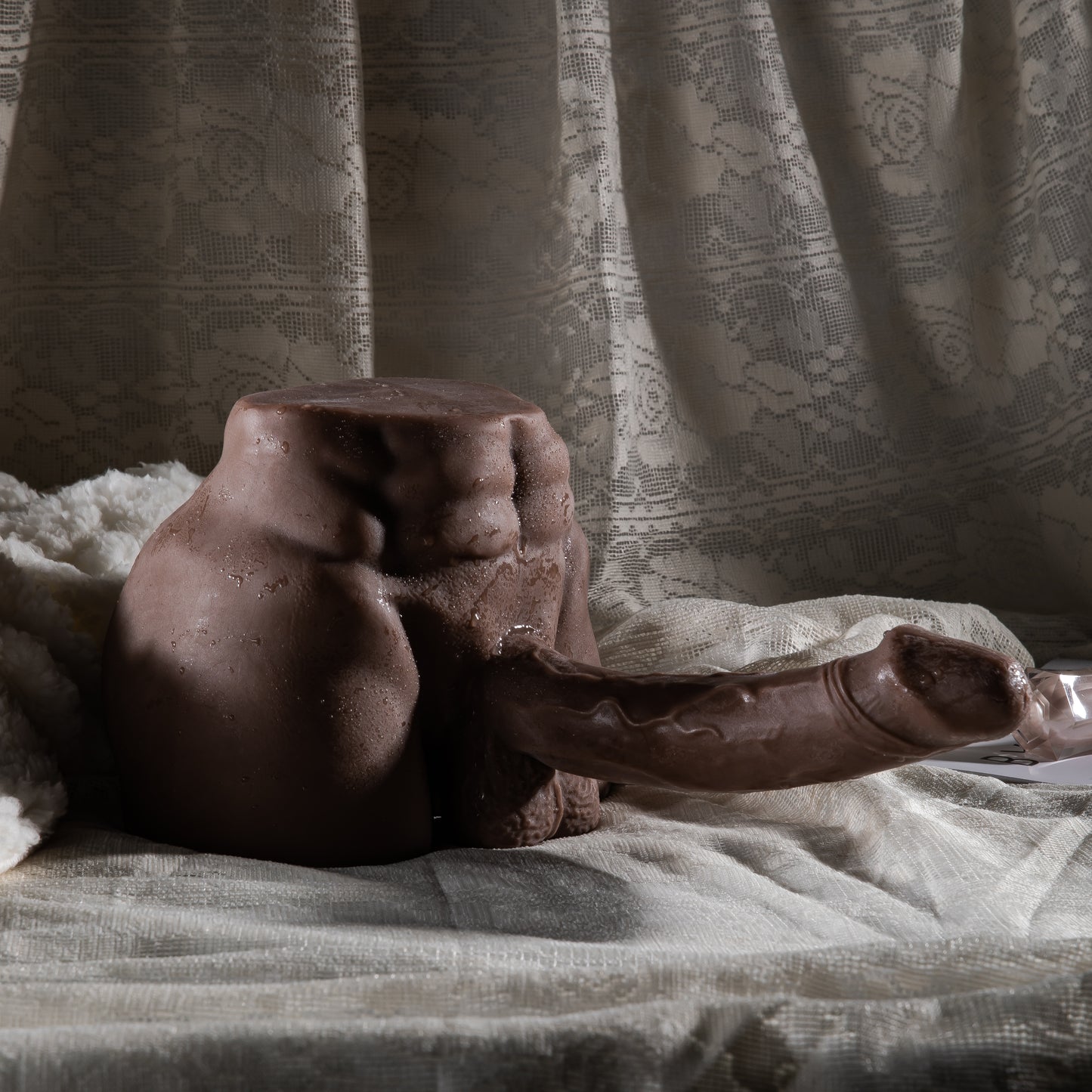 Tanned Body Masturbator with Large Penis 19 Cm – 2.7 kg Heavy Realistic Male Masturbator – Premium Adult Toy