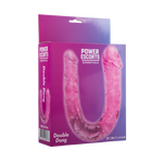 Power Escorts - BR336 Pink- Double Dong – 29 cm / 11.4 Inch - Realistic Double Dildo