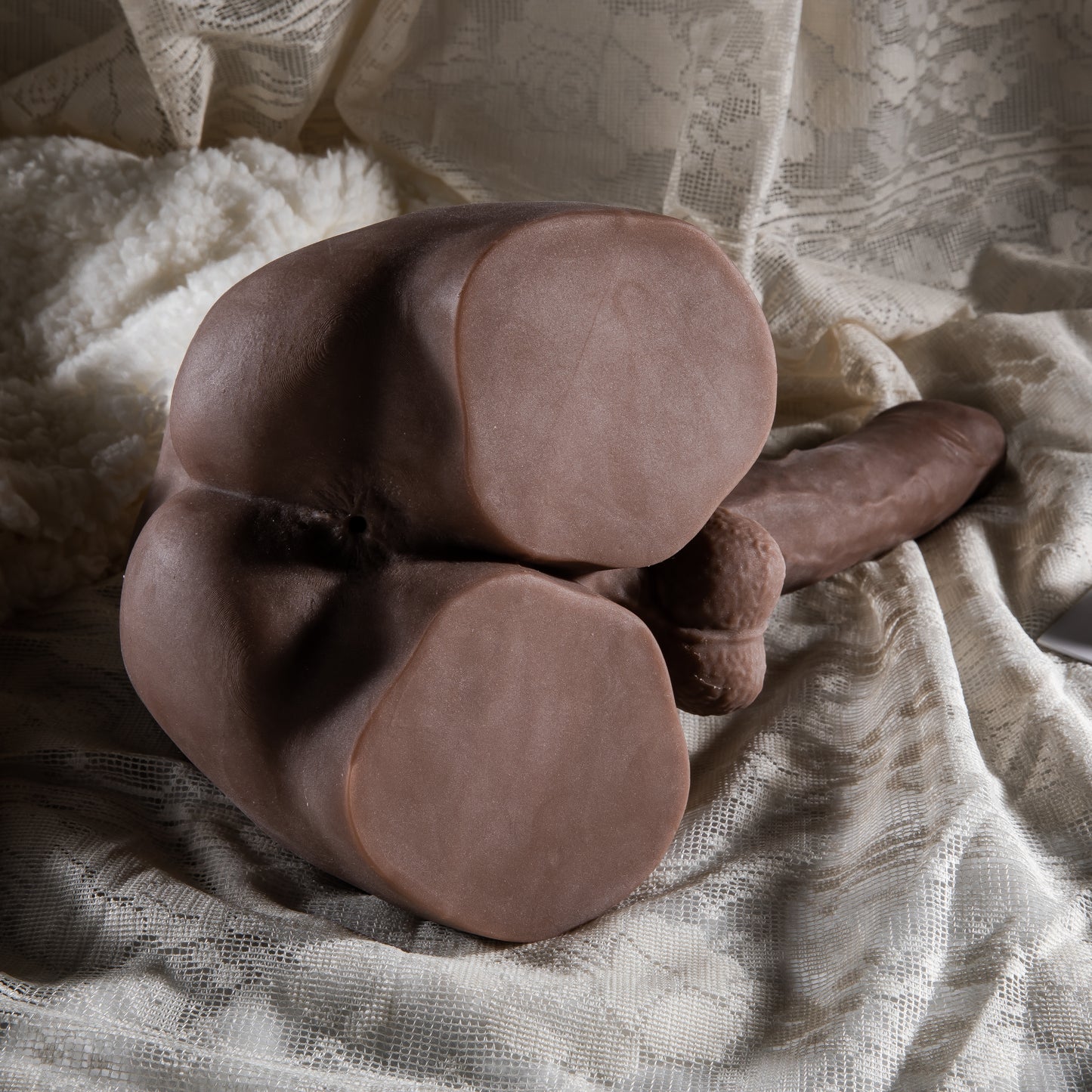 Tanned Body Masturbator with Large Penis 19 Cm – 2.7 kg Heavy Realistic Male Masturbator – Premium Adult Toy