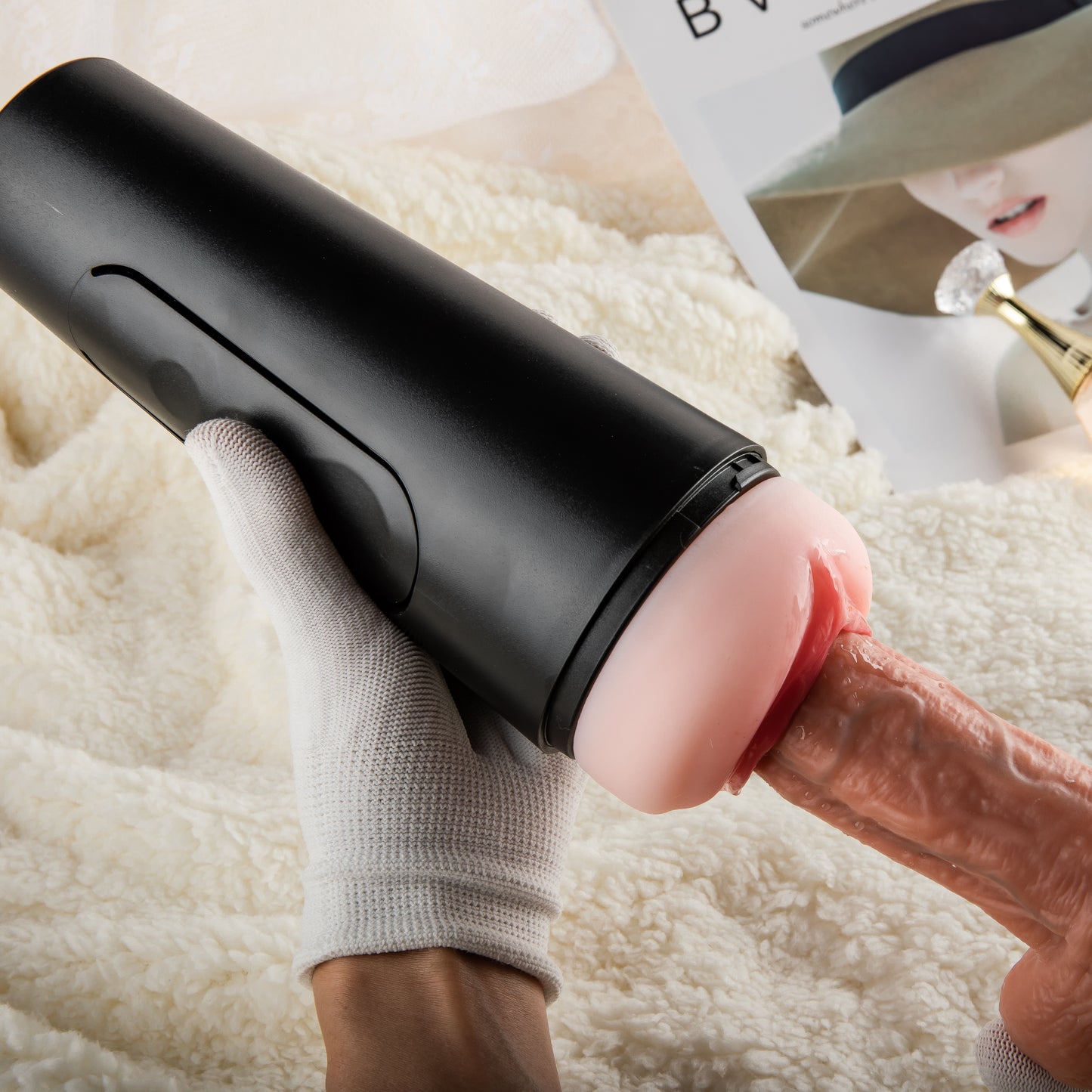 Heavy-Duty 20 cm Masturbator Cup – Large Size, Easy-Clean System & Ergonomic Grip