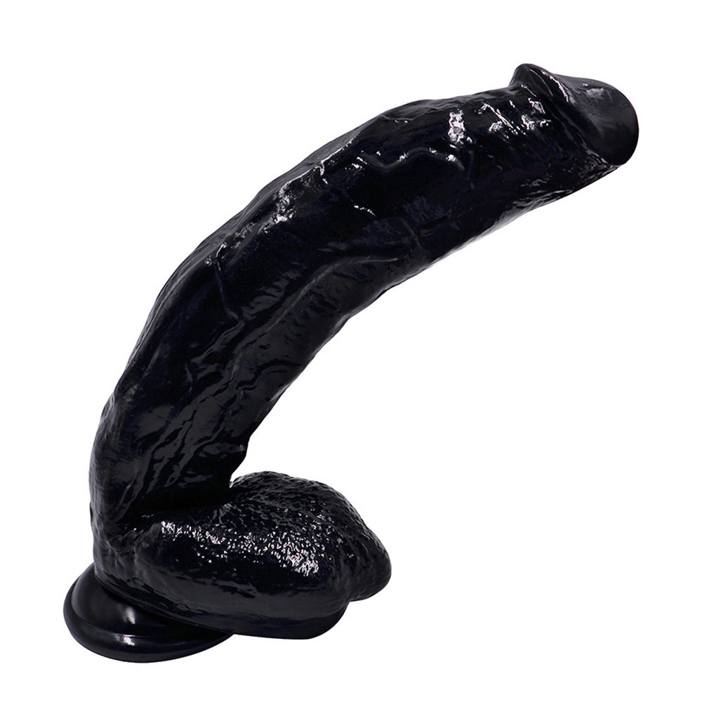 Power Escorts - BR229 Black - Monster John 10,9'' Mega Realistic Dildo 28 CM