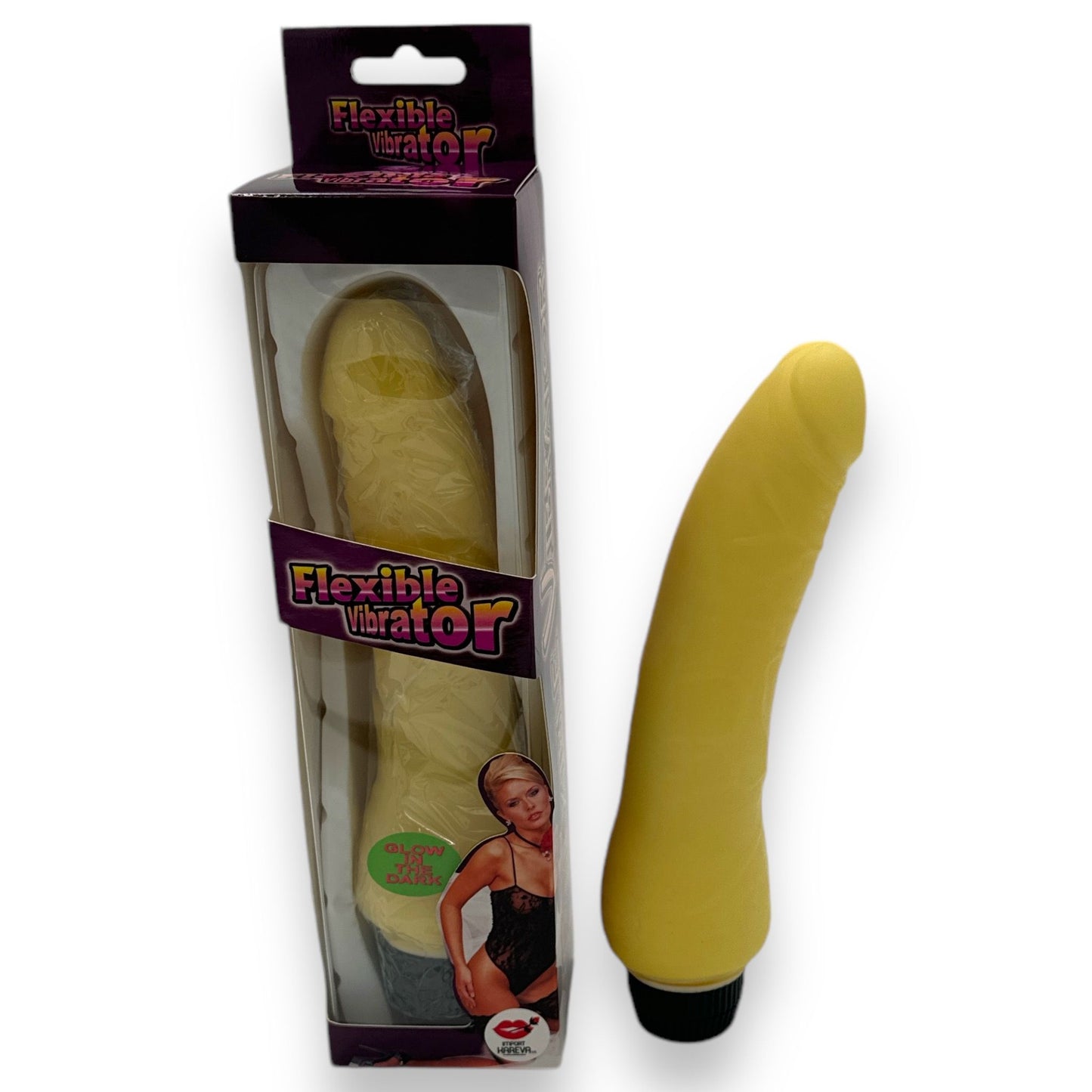 Trendy Deals - TD13002 - Realistic Vibrator Glow In The Dark 19cm / 7 Inch
