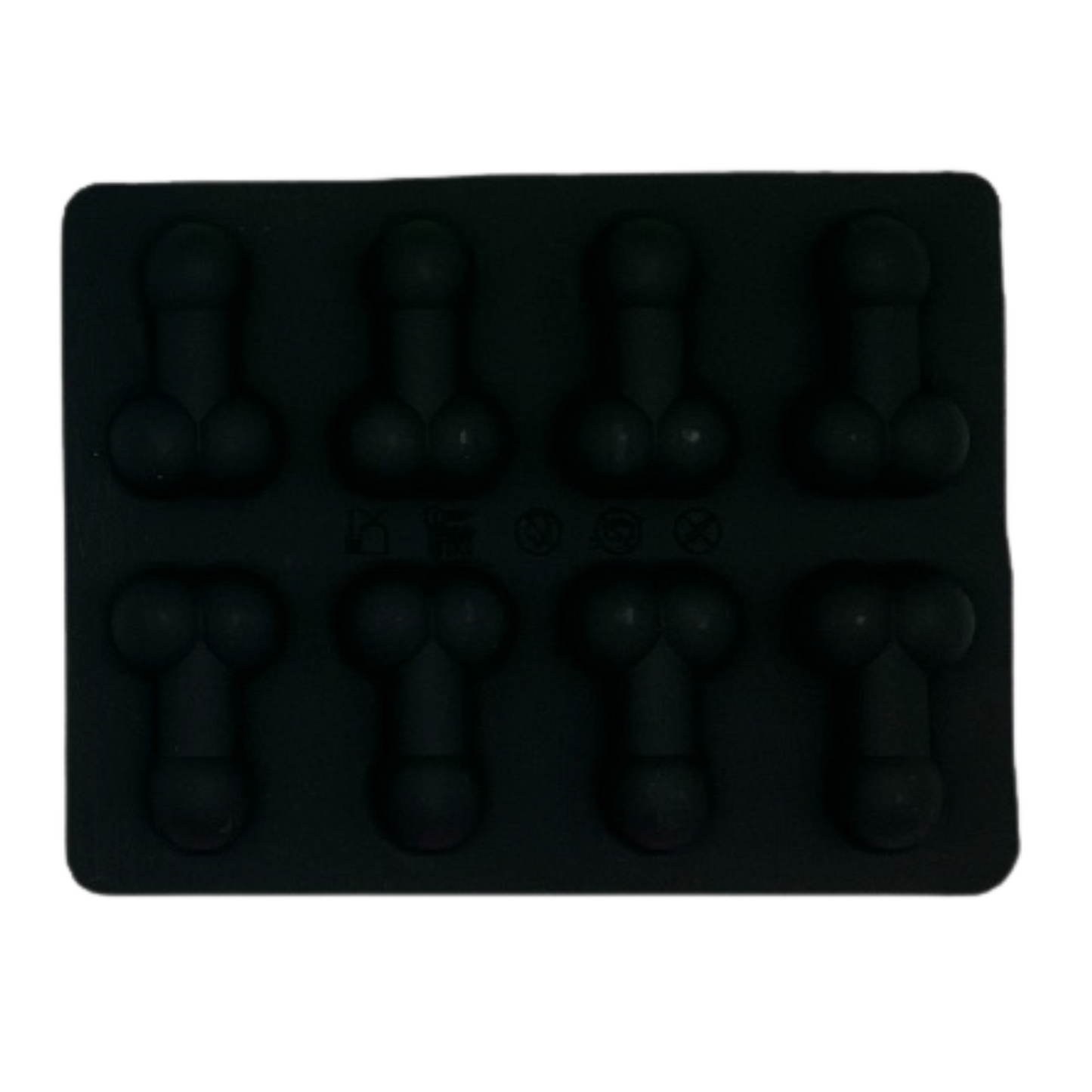 Kinky Pleasure - KP009 - Penis Baking/Ice Mold – 5 Colour Pack – Silicone – 18x14 cm