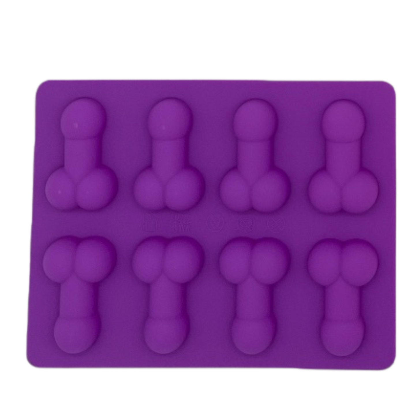 Kinky Pleasure - KP009 - Penis Baking/Ice Mold – 5 Colour Pack – Silicone – 18x14 cm