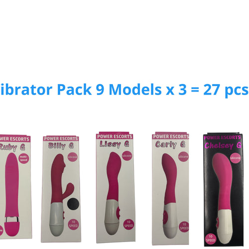 Vibrator Pack 9 Models x 3 = 27 pcs