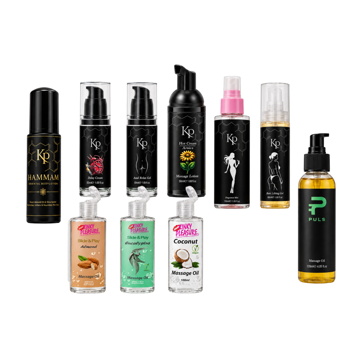 Kinky Pleasure - Super Deal - Cosmetic Set - 50 Pieces