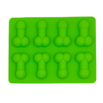 Kinky Pleasure - KP009 - Penis Baking/Ice Mold – Green – Silicone – 18x14 cm