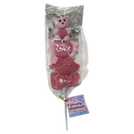 Kinky Pleasure – AC200 – Valentine Day Marshmallow Lolly Heart “I LOVE YOU” – Bear-Shaped Candy Lollipop