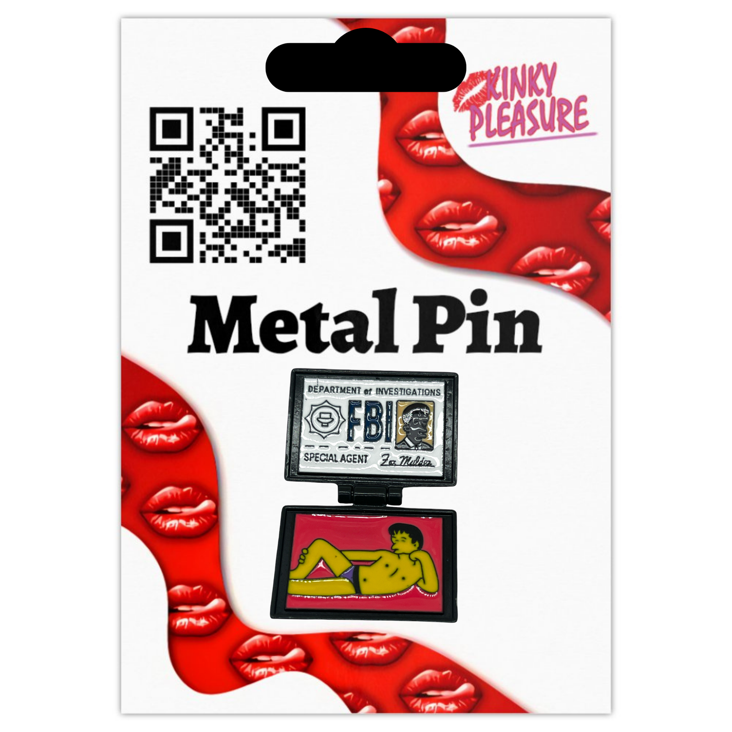 Kinky Pleasure - KPB066 - Badge / Pin - FBI Sexy Man