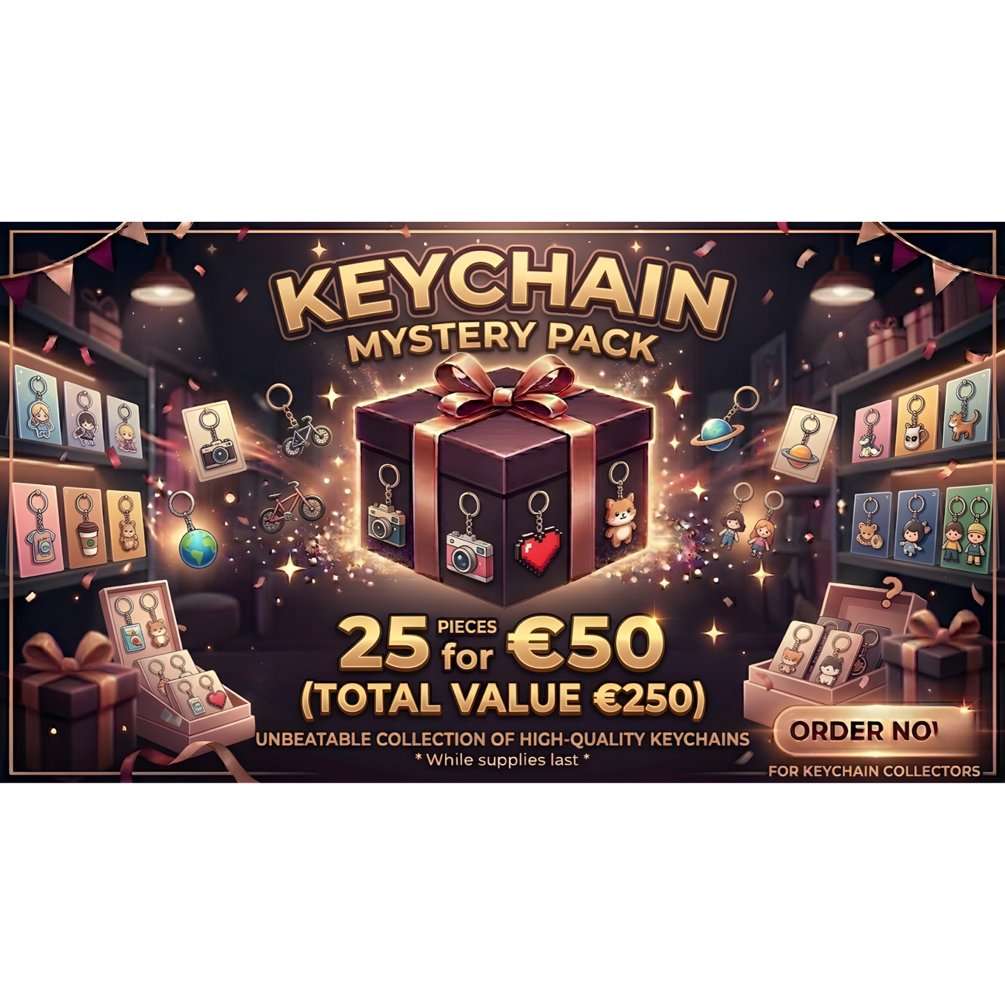 Kinky Pleasure - MYSTERY PACK - Pins & Badges – 25 Pieces Collector Surprise