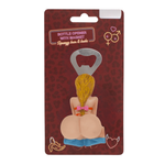 Kinky Pleasure - OB168 - Bottle Opener - Squeezy Bum - Blond Hair Backside