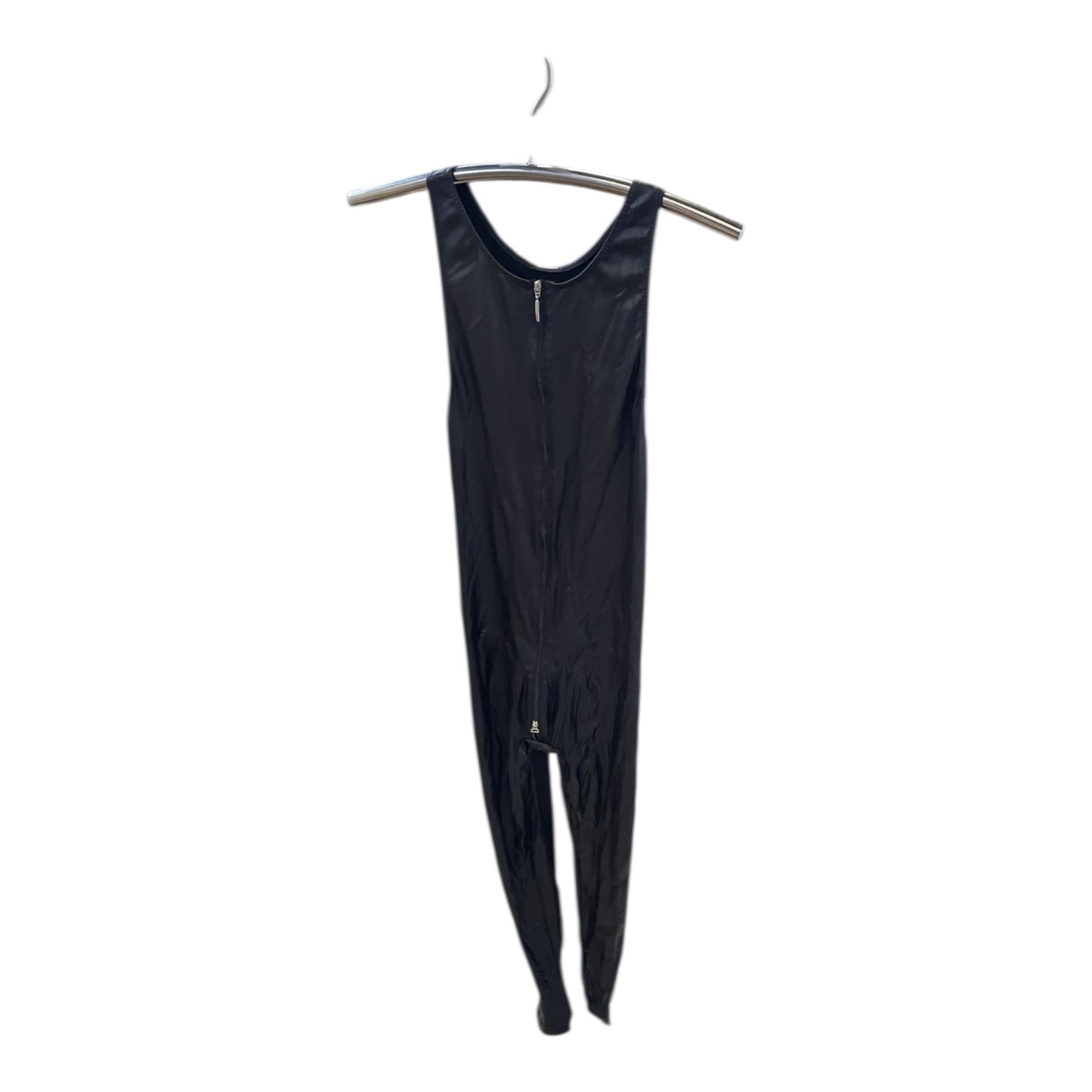 Black Bodysuit with Zipper – Size M | FashionWorld