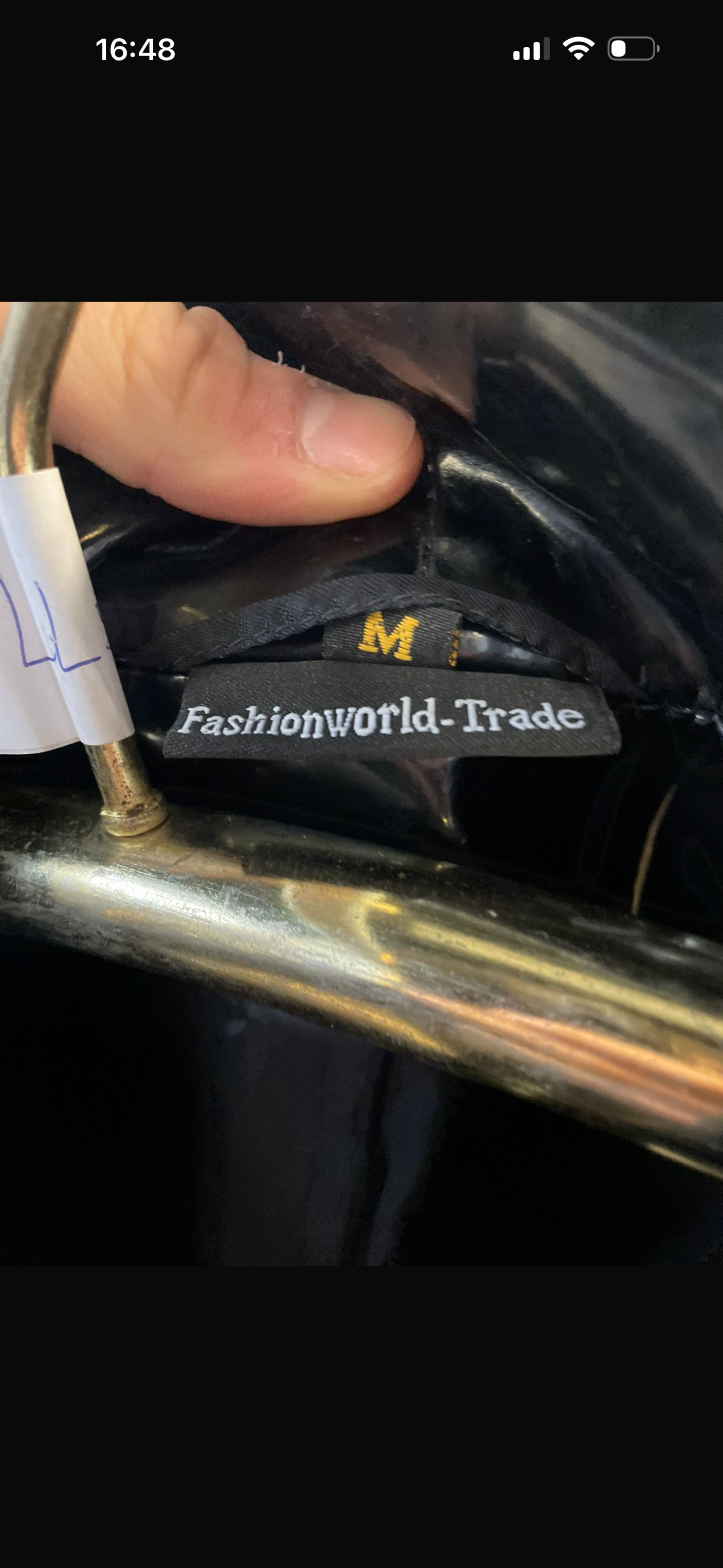 Black Bodysuit with Zipper – Size M | FashionWorld