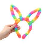 Kinky Pleasure - T285 - Tiara Bunny Ears – Pride Theme Rainbow