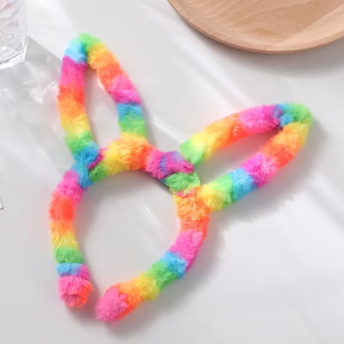 Kinky Pleasure - T285 - Tiara Bunny Ears – Pride Theme Rainbow