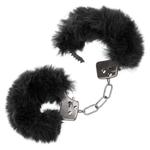 Power Escorts - BR206 - FurryCuffs - Hands – Black, 28 cm