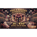 Kinky Pleasure - MYSTERY PACK - Pins & Badges – 25 Pieces Collector Surprise