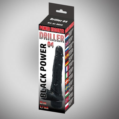 Power Escorts - BR39  - Driller 04 Realistic Vibrator - 25 CM