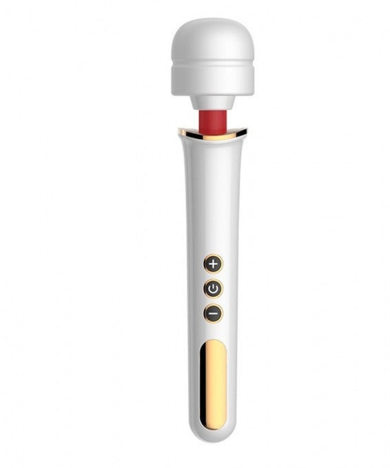 Power Escorts - BR60 - Power Wand Gold - Big Size Wand Massager - Vibrator - 30 CM - White
