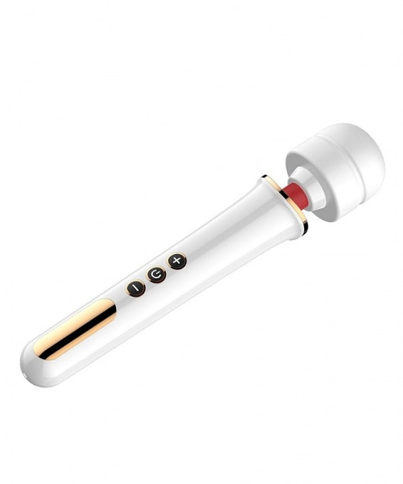 Power Escorts - BR60 - Power Wand Gold - Big Size Wand Massager - Vibrator - 30 CM - White