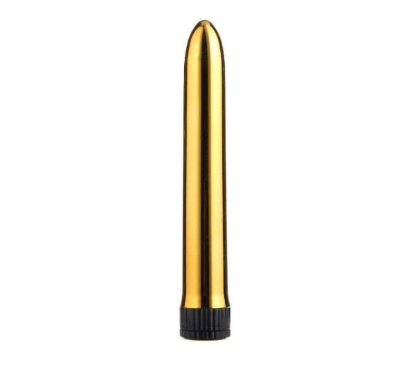 Power Escorts Toy Boy Classic Vibrator - 18 CM - Gold - BR61