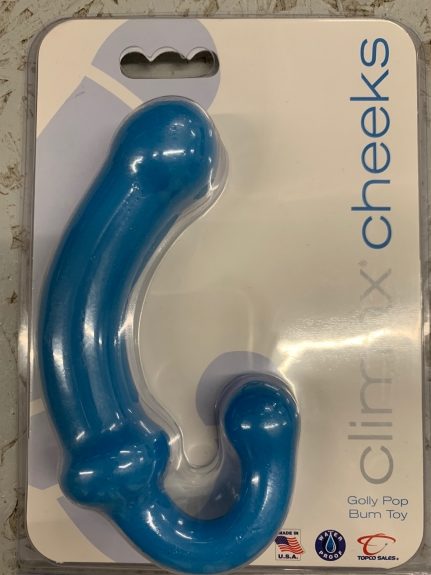 Topco - 2000041 - Climax® Cheeks Golly Pop Bum Toy - Anal Toy - Prostate Plug - Blue