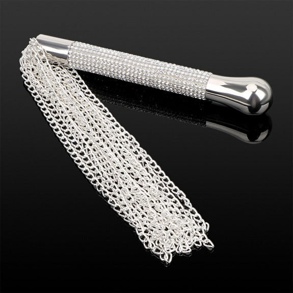 Kinky Pleasure - KP018 - Diamond Whip With Metallic Hairs - BDSM - Flogger