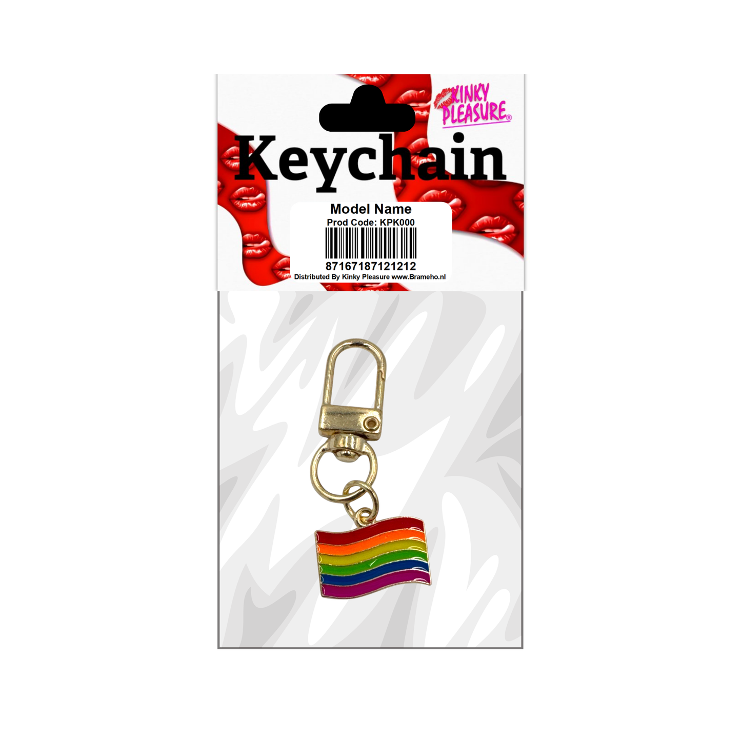 Kinky Pleasure - KPK015 - Keychain - Flag Pride