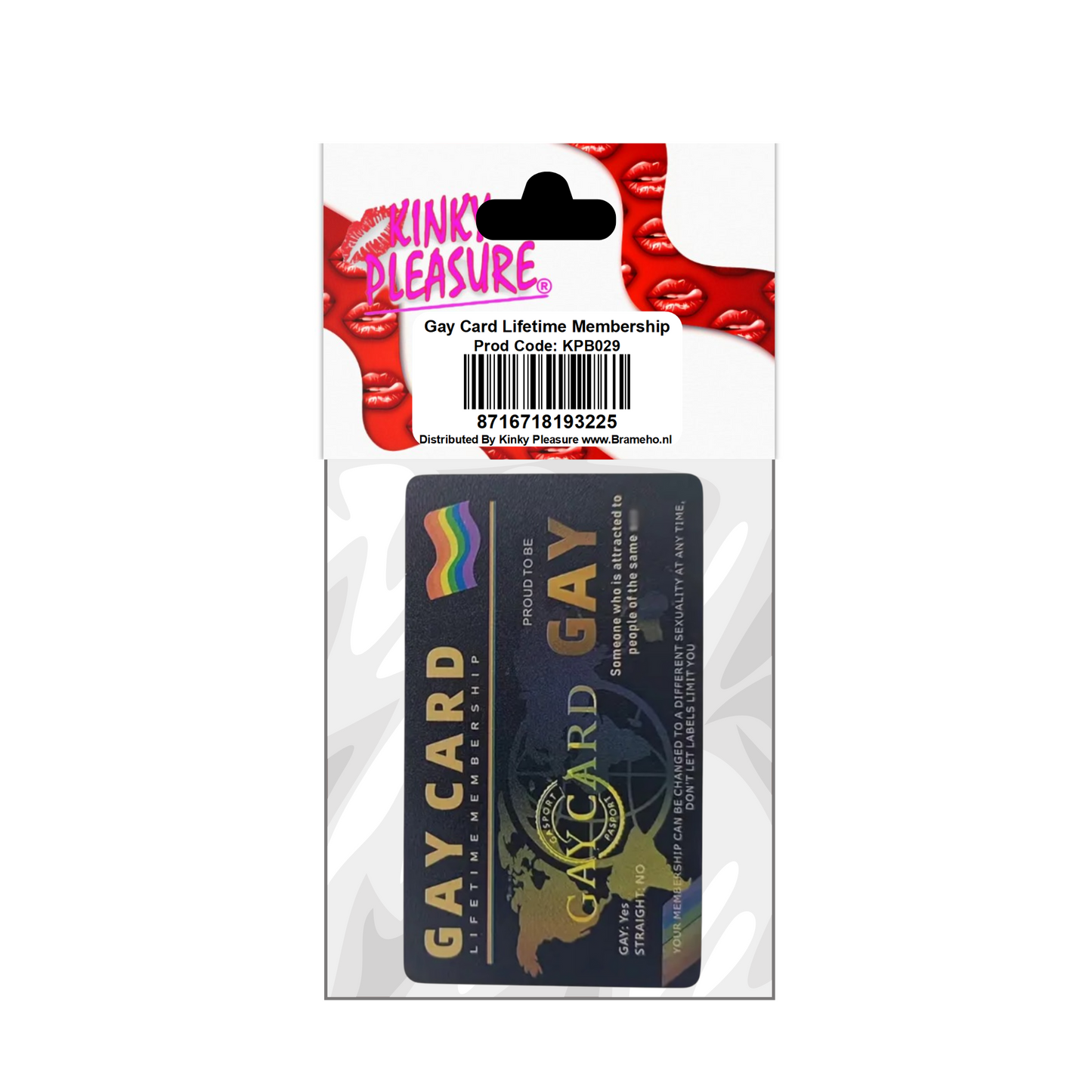 Kinky Pleasure - KPP029 - Pride – Gay Card Lifetime Membership