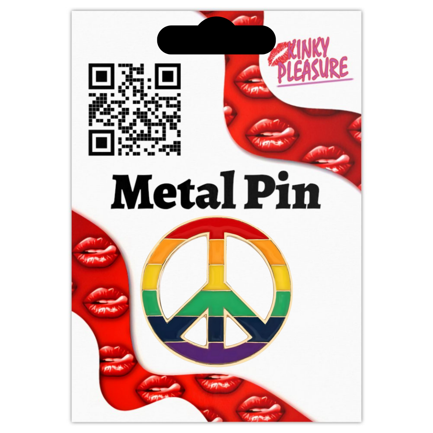 Kinky Pleasure - KPB061 - Badge / Pin - Hippie Sing
