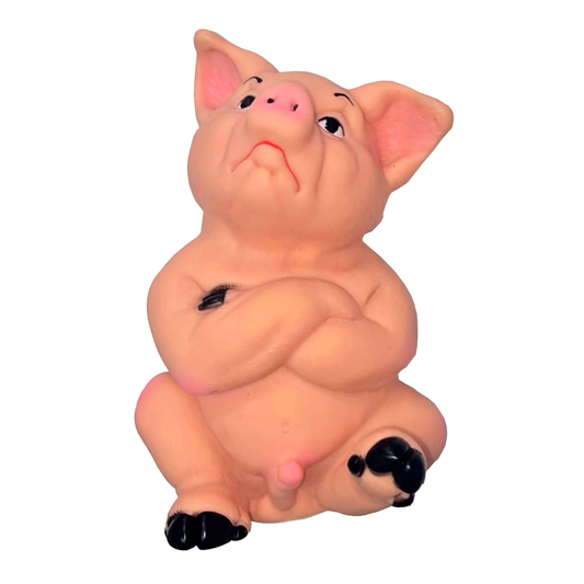 Kinky Pleasure - DS086 - Moody Oinker – Grumpy Nude Pig Stress Toy