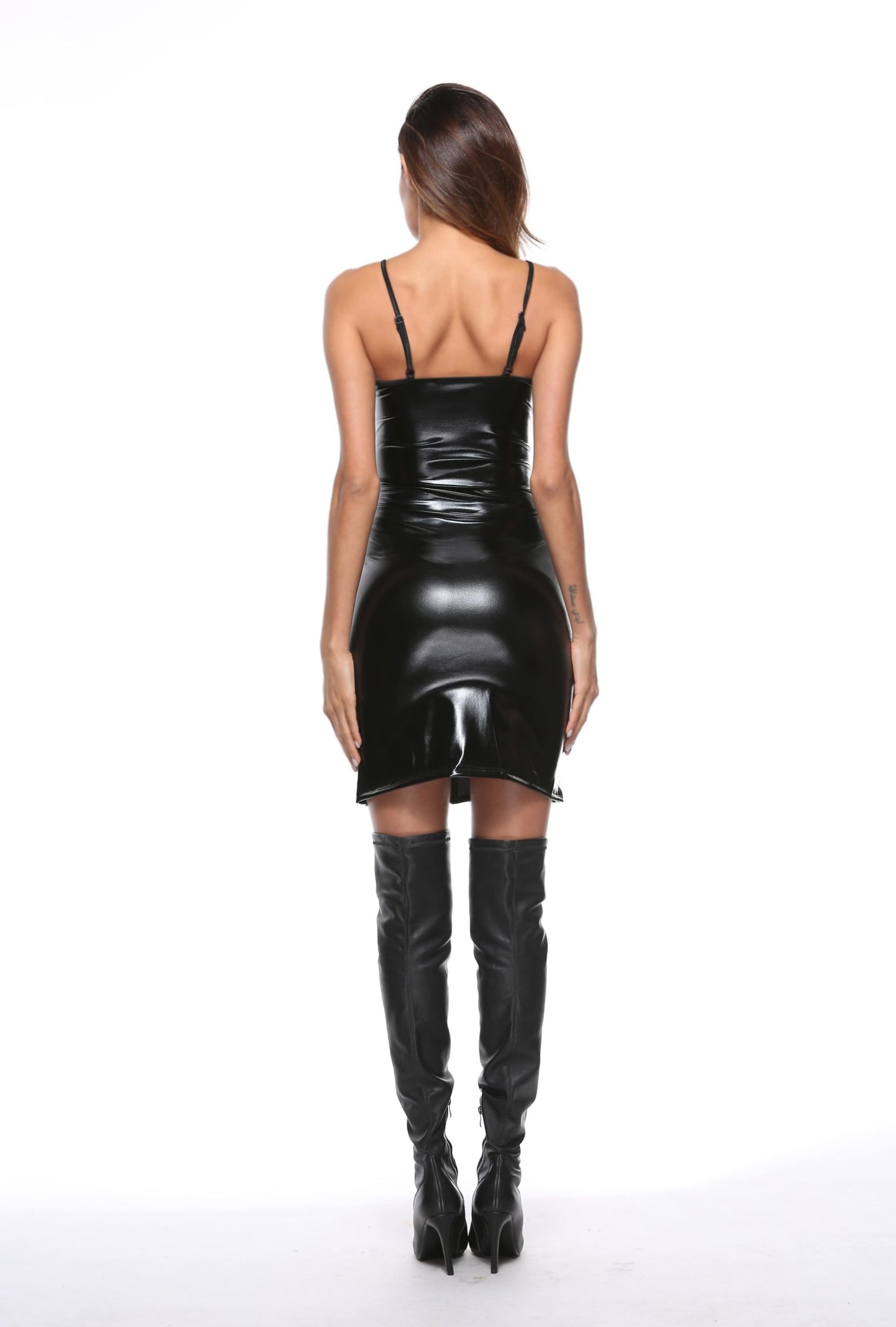 Body Pleasure - TL104 - Wetlook TIght Dress - One Size Fits Most