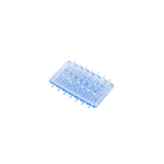 Power Escorts - BR338 - Textured Penis Sleeves – 2-Pack Clear Blue